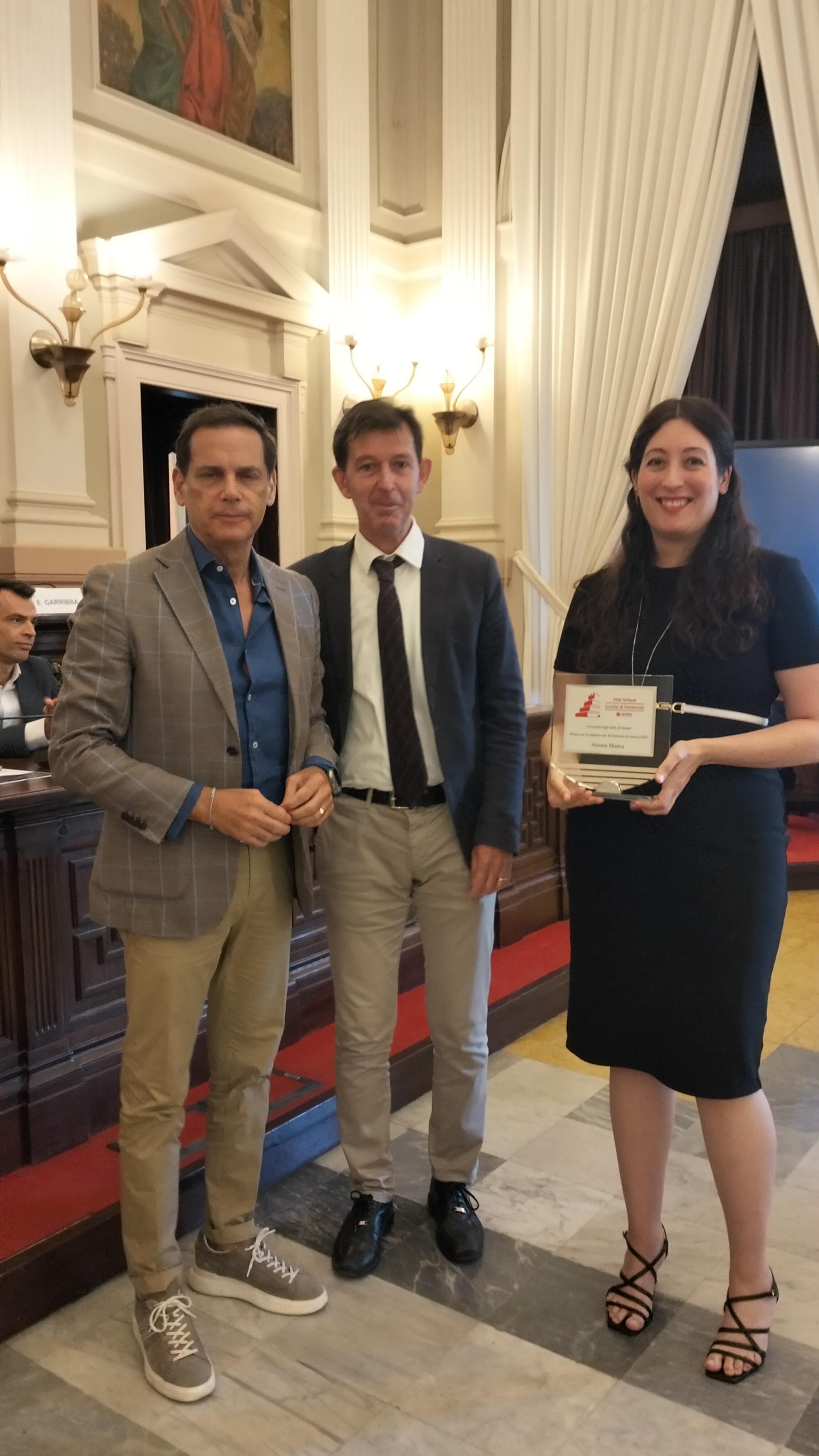 Alessia Manca vincitrice premio migliore tesi