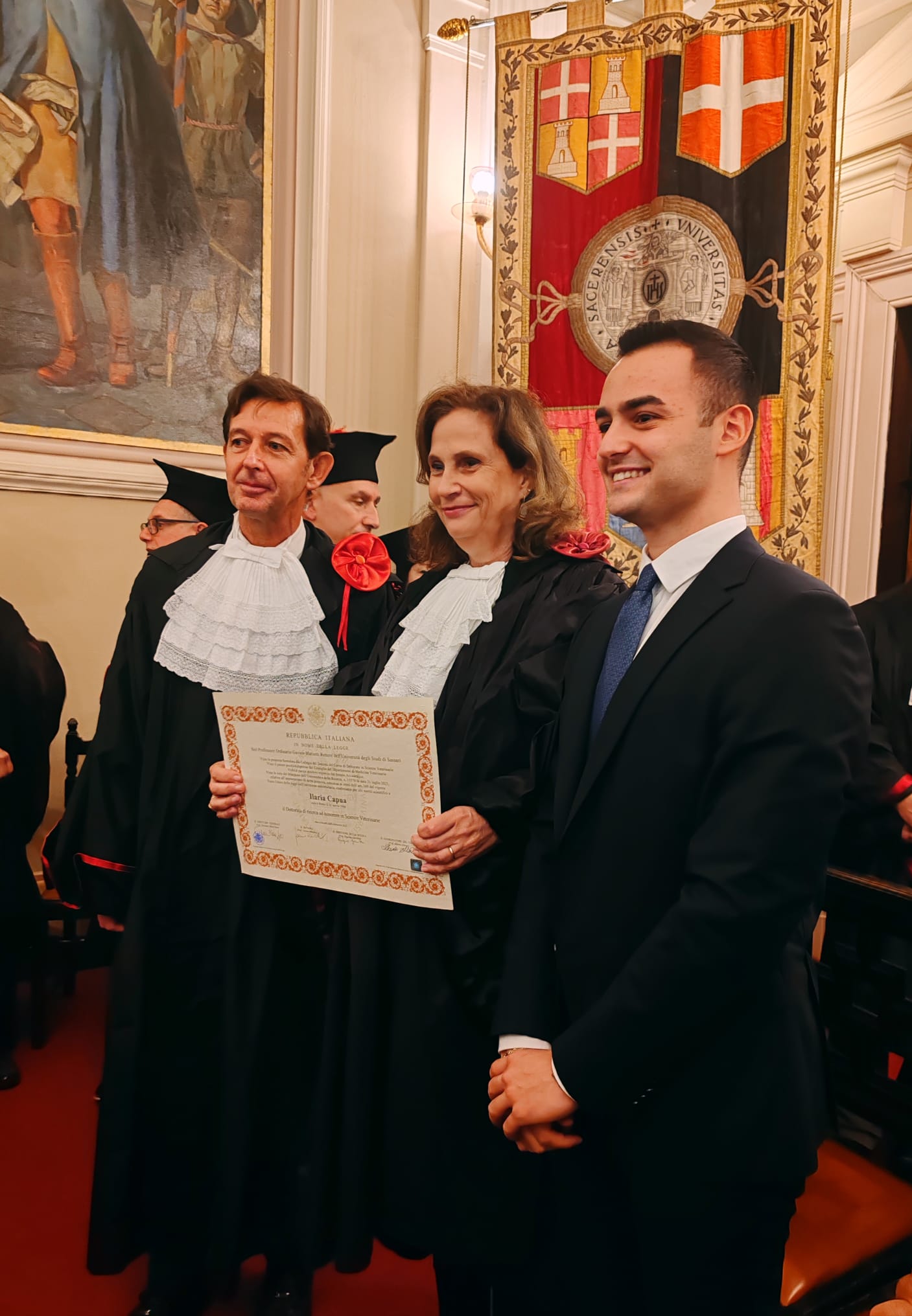 Eugenio Garribba Ilaria Capua e Enrico Baroffio