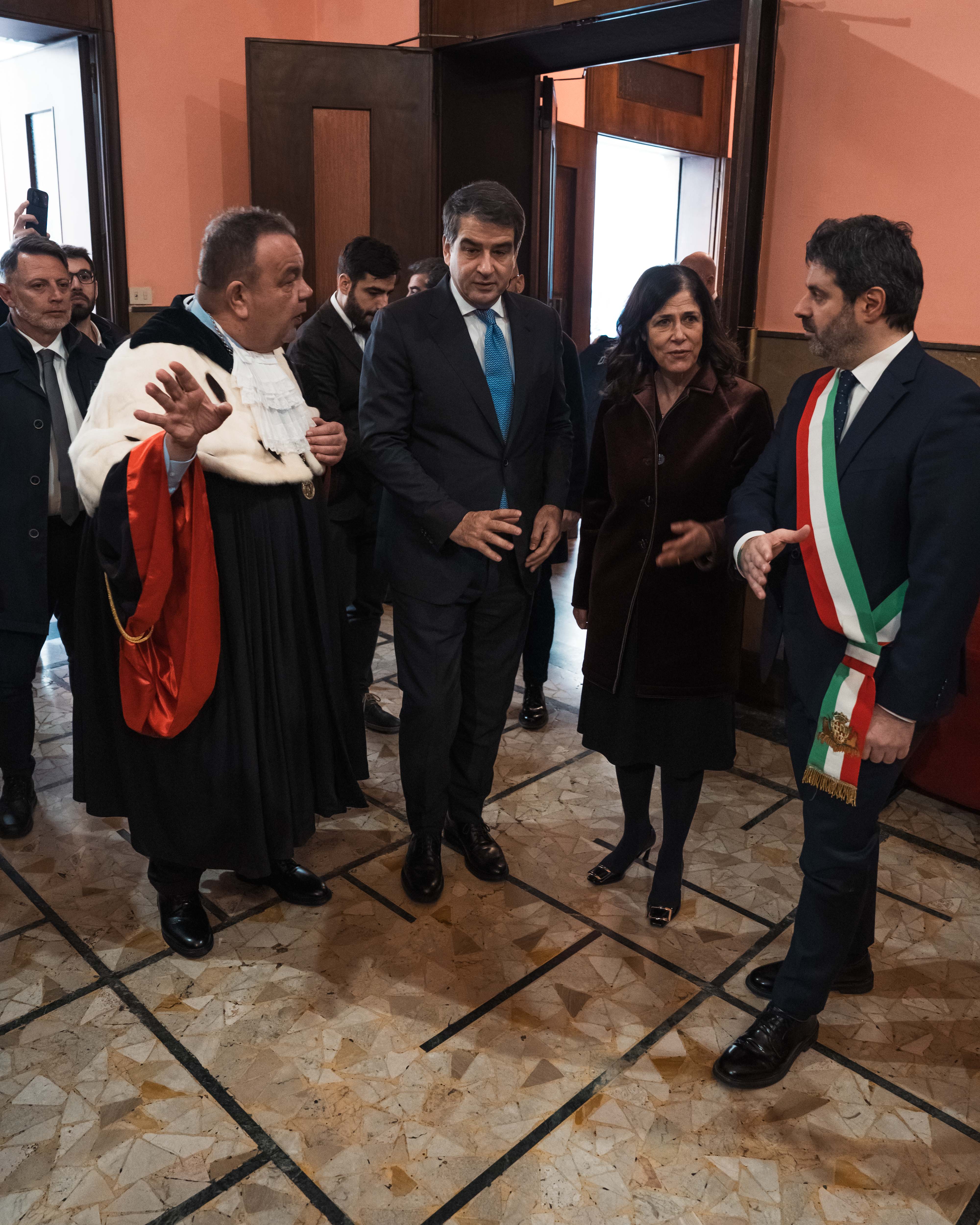 Inaugurazione 464° A.A.- Fitto, Mariotti, Todde e Mascia