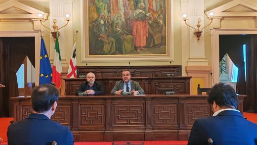 Giornate orientamento 2025_conferenza stampa_Pietro Pulina e Gavino Mariotti