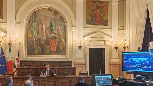 Conferenza stampa presentazione cerimonia Uniss 464_Il Rettore Gavino Mariotti