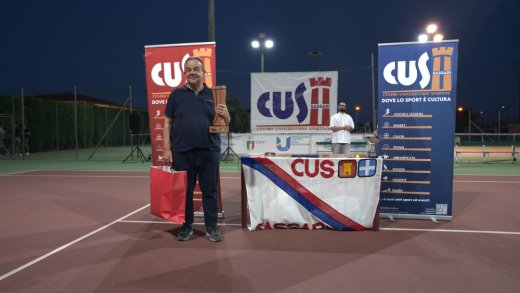 Gavino Mariotti premiato alla festa dello Sport Universitario del CUS