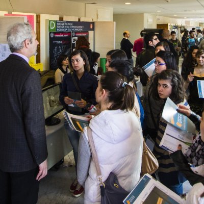 Studenti alla giornata dell'orientamento Uniss