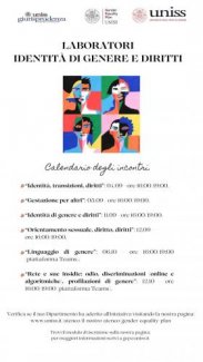 Laboratori su "identità di genere e diritti" - settembre / ottobre 2023