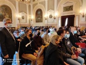 Studenti aula magna