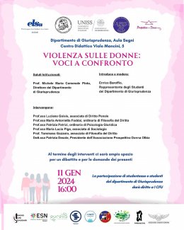 VIOLENZA SULLE DONNE: VOCI A CONFRONTO