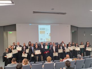 Consegna delle pergamene master GESABEN Uniss_foto di gruppo