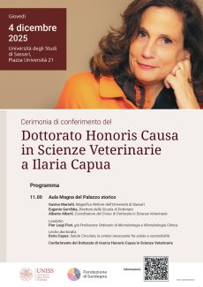 Dottorato honoris causa Prof.ssa Ilaria Capua