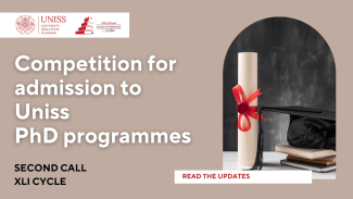 Second call for admission to Uniss PhDs