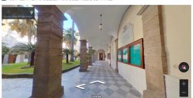 Tour virtuali Uniss_cortile interno_Google maps Tour virtuali Uniss_cortile interno_Google maps