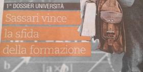 La copertina dell'inserto della Nuova Sardegna sull'ateneo di Sassari La copertina dell'inserto della Nuova Sardegna sull'ateneo di Sassari