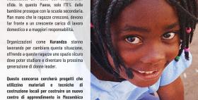 Locandina, bambina che studia