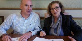 Il Rettore Massimo Carpinelli e la presidente CRUS Iolanda La Gatta Il Rettore Massimo Carpinelli e la presidente CRUS Iolanda La Gatta