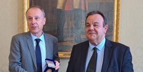 Visita università di Belgrado_I rettori Vladan Djokic e Gavino Mariotti