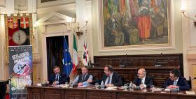 Sharper conferenza stampa