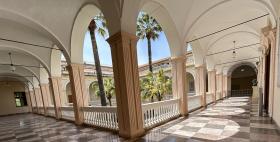 Chiostro del palazzo storico dell&#039;Università degli Studi di Sassari