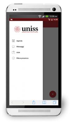 Videata applicazione UNISS.ORARIO Videata applicazione UNISS.ORARIO