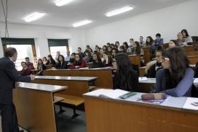 Studenti a lezione