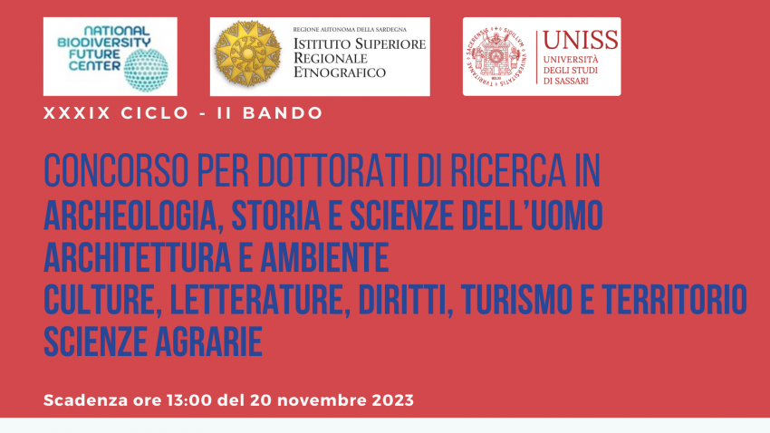 II Bando XXXIX ciclo
