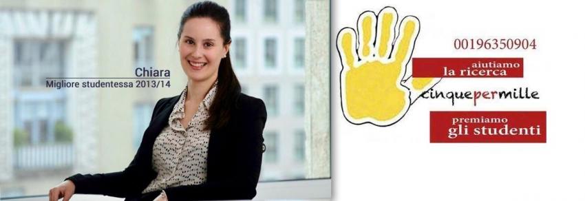 Chiara, Miglior studentessa 2013/14 - 5x1000